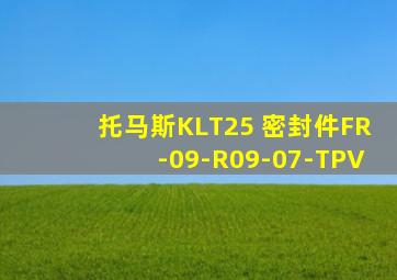 托马斯KLT25 密封件FR-09-R09-07-TPV